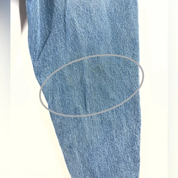 Gap High Rise Barrel Jeans Womens Size 28/6 Petite Light Indigo Wash - Picture 10 of 11